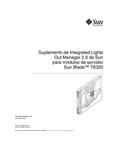 Suplemento de Integrated Lights Out Manager 2.0 de Sun para