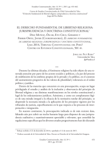 el derecho fundamental de libertad religiosa