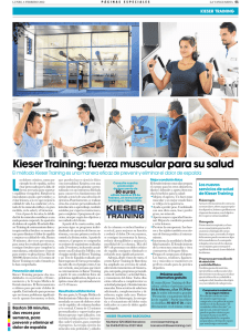 Kieser Training: fuerza muscular para su salud