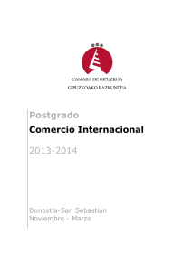 Postgrado Comercio Internacional 2013-2014
