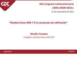 Modelo Green BIM 7D en proyectos de Edificación
