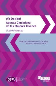 ¡Yo Decido! Agenda Ciudadana de las Mujeres Jóvenes Ciudad de