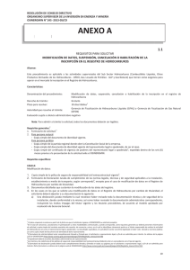 Requisitos para Trámites del Registro de Hidrocarburos