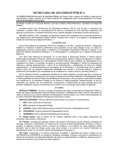 Acuerdo 03-2010 - Comisión Nacional de Seguridad