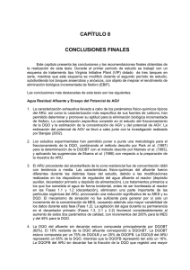 CAPÍTULO 8 CONCLUSIONES FINALES