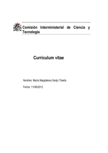 Curriculum vitae - Universidad CEU Cardenal Herrera