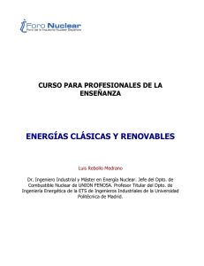 Energías clásicas y renovables