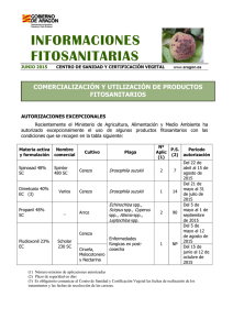 informaciones fitosanitarias