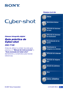 Guía práctica de Cyber-shot