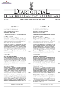 diari oficial - Universidad Miguel Hernández