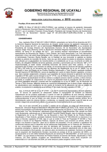 RER Nº 0010-2012 - Gobierno Regional de Ucayali