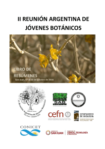 ii reunión argentina de jóvenes botánicos