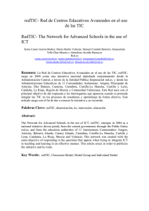 redTIC- Red de Centros Educativos Avanzados en el uso de las TIC