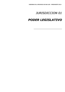 Poder Legislativo - Ministerio de Hacienda Pública de la Provincia