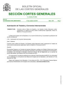 BOCG. Cortes Generales - Congreso de los Diputados