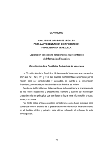 70 CAPITULO IV ANALISIS DE LAS BASES LEGALES PARA LA