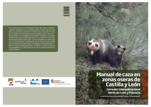 Manual de caza en zonas oseras de Castilla y León Corredor