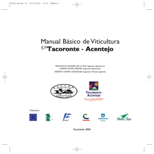 Manual Básico de Viticultura - Tacoronte