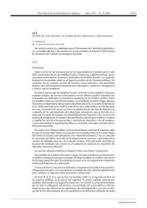 Ley 26/2009, de 23 de diciembre, de medidas fiscales