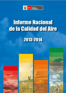 Informe Nacional de la Calidad del Aire 2013-2014