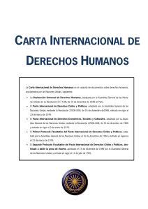Carta Internacional de Derechos Humanos