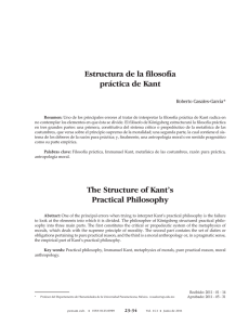 23 - 34 Estructura de la filosofia práctica de Kant.indd