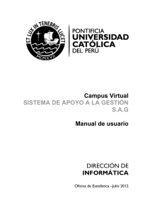 manual de uso - Dirección de Informática