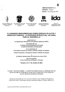iv congreso iberoamericano sobre derecho de autor y