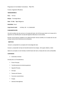 Termodinámica - universidad tecnológica nacional :: facultad