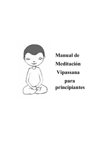 Manual de Meditación Vipassana para principiantes