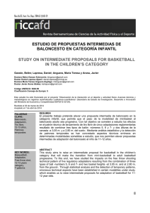 estudio de propuestas intermedias de baloncesto en