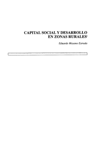 CAPITAL SOCIAL Y DESARROLLO EN ZONAS RURALES`