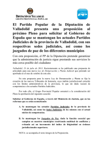 El Partido Popular de la Diputación de Valladolid presenta una