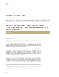 NOTAS DE INvESTIGACIóN - Banco Central de Chile