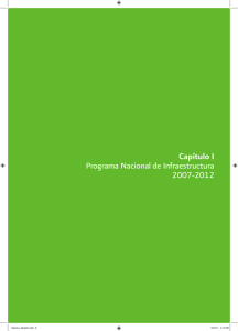 Capítulo I Programa Nacional de Infraestructura 2007-2012
