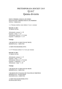 QAC Quinta división