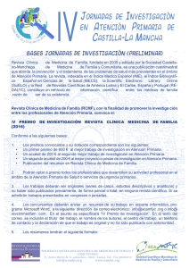 BASES JORNADAS de INVESTIGACIÓN (preliminar)