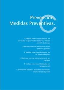 cPrevención. Medidas Preventivas.