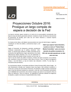 Proyecciones Octubre 2016