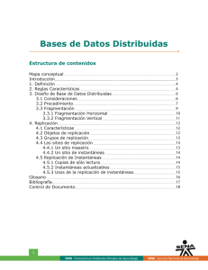 Bases de Datos Distribuidas