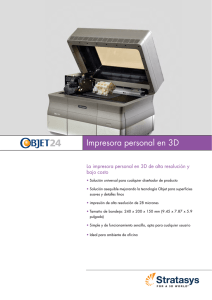 Impresora personal en 3D