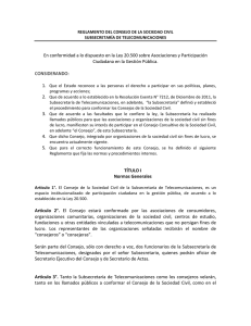Reglamento CSC 2014