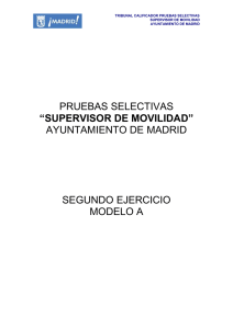 A. Cuadernillo Modelo A - Ayuntamiento de Madrid