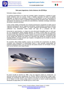 Avión Antonov An-225 Mriya - Academia Panamericana de Ingeniería