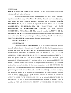 97-COM-2014 CORTE SUPREMA DE JUSTICIA: San Salvador, a