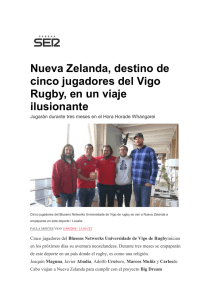 Nueva Zelanda, destino de cinco jugadores del Vigo Rugby