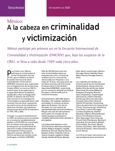 México: A la cabeza en criminalidad