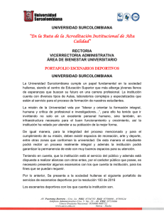 Portafolio - Universidad Surcolombiana