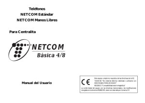 Manual Teléfonos Netcom Básica v1.0