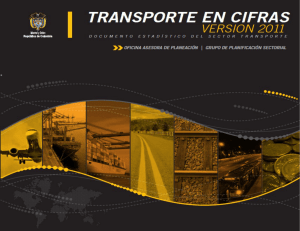 Anuario Estadístico del Sector Transporte 2011